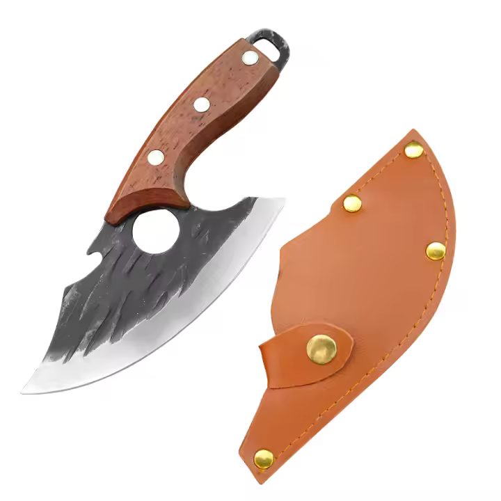 Cuchillo Multifuncional De Cocina Acero Inoxidable Forged Cuchillo De Carne Boning Con Abrebotellas Y Funda Para Cocina - 1