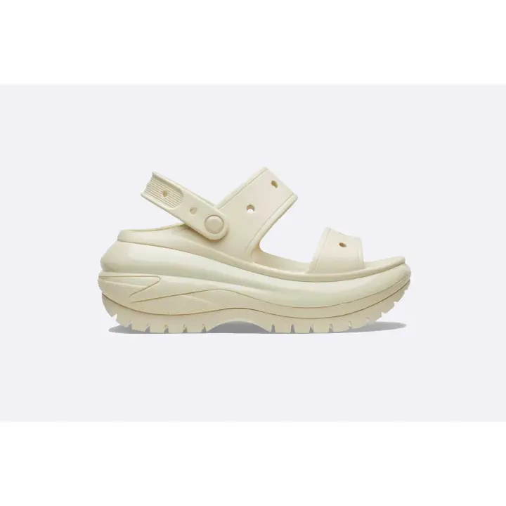 Crocs Sandalia Classic Mega Crush Bone - Unisex - 1