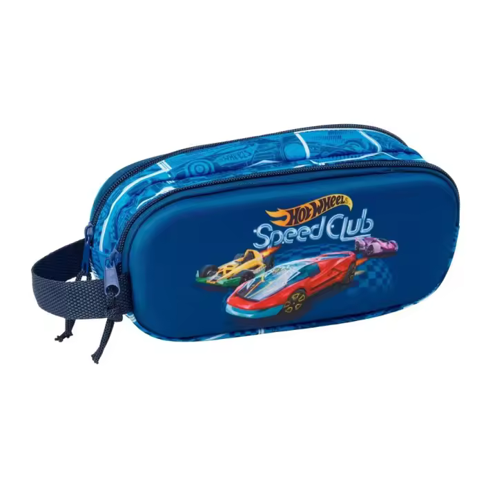 SAFTA  PORTATODO DOBLE 3D HOT WHEELS HOT WHEELS - 1