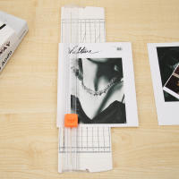 Tijera De Papel A4/A5 Con Regla Retráctil Para Cortar Fotos Y Etiquetas Herramienta De Corte Durable Para Oficina Y Scrapbooking - details 4