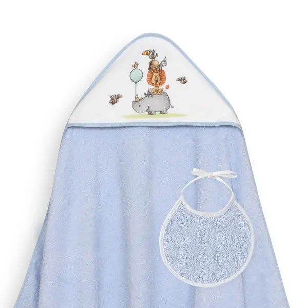 INTERBABY CAPA DE BAÑO DE 1M X1M MODELO RINO- LEON + BABERO - 1