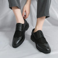 Zapatos Derbys Para Hombre En Cuero Patentado Blanco Formal Clásico Y Moderno Para Fiesta Y Negocios Zapatos Largos De Diámetro Medio - details 10