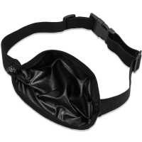 Ociodual Riñonera Deportiva Negra Bolsa de Cintura con Cremallera Individual Simple 1 Bolsillo Cinturon Ajustable Banda - details 2