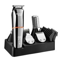 Kemei 5898 Trimmer De Pelo Multifuncional 11 En 1 Para Hombres Corte De Barba Y Cuerpo Recargable Ajuste De Longitud Cuchilla De Titanio - details 0