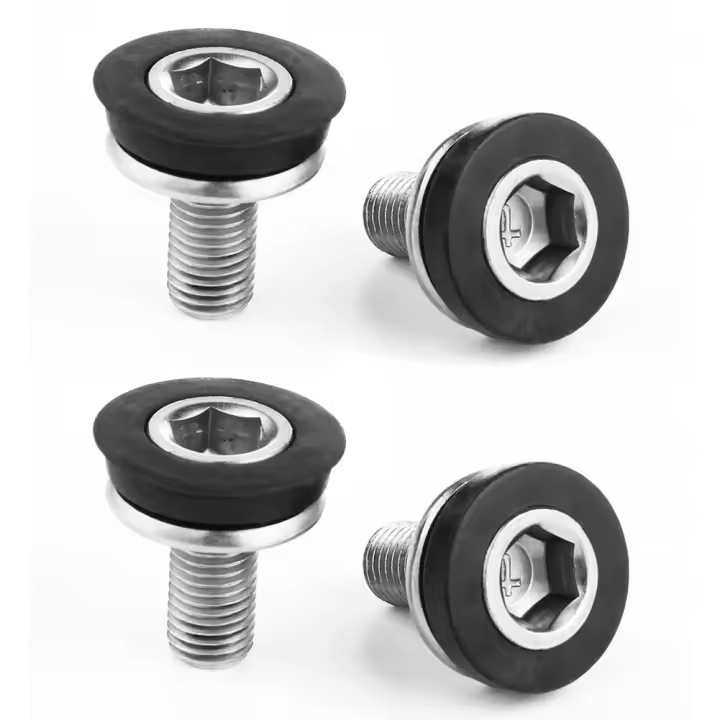 Juego De 4 Tornillos De Bloqueo Para Eje De Bicicleta De Acero MTB Ciclismo Partes Y Accesorios Fijaciones De Bajo Esfuerzo - 1