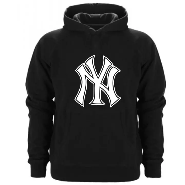 Sudadera de capucha NY - Yankees  - Algodón-Poliéster - Excelente calidad - 290 gr/m2 - Bolsillo canguro delantero - Cordón a juego - Puños y bajos de canalé - 1