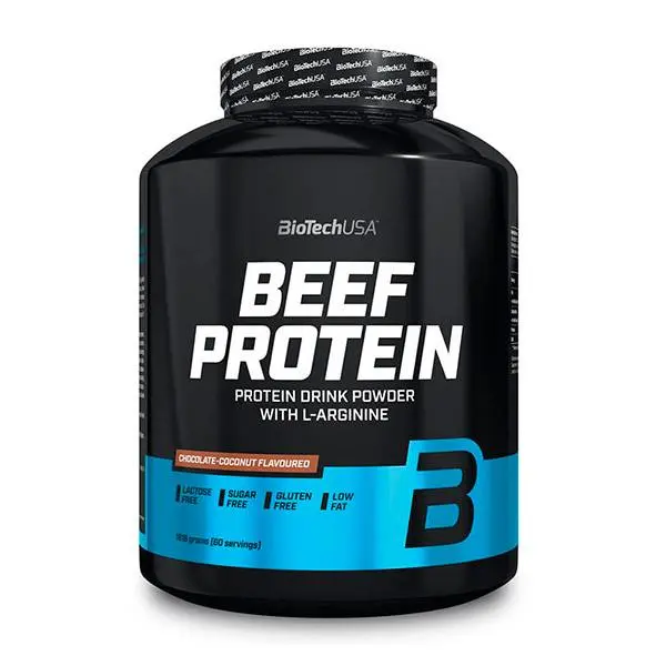 Biotech USA - Beef Protein x 1816 gr - Proteína en polvo - Con vitamínas - Sin creatina - 1