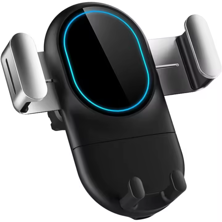 Soporte para teléfono con salida de aire para automóvil, Soporte de carga inalámbrico para automóvil, Soporte para teléfono para automóvil, Carga rápida, Creativo, Soporte de carga inalámbrico por gravedad, Rotación de 360 ° - 1