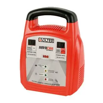 Solter Cargador Baterías Novacar 12V 10A - Carga de 20-120 Ah - 1