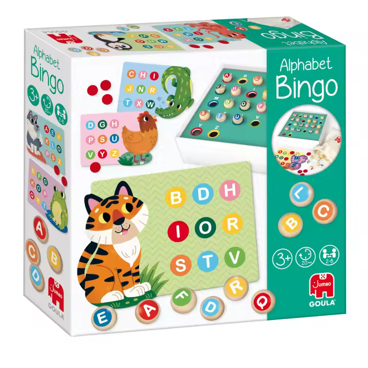 Goula , Alphabet Bingo Letras, Juego de mesa + 3 años - 1