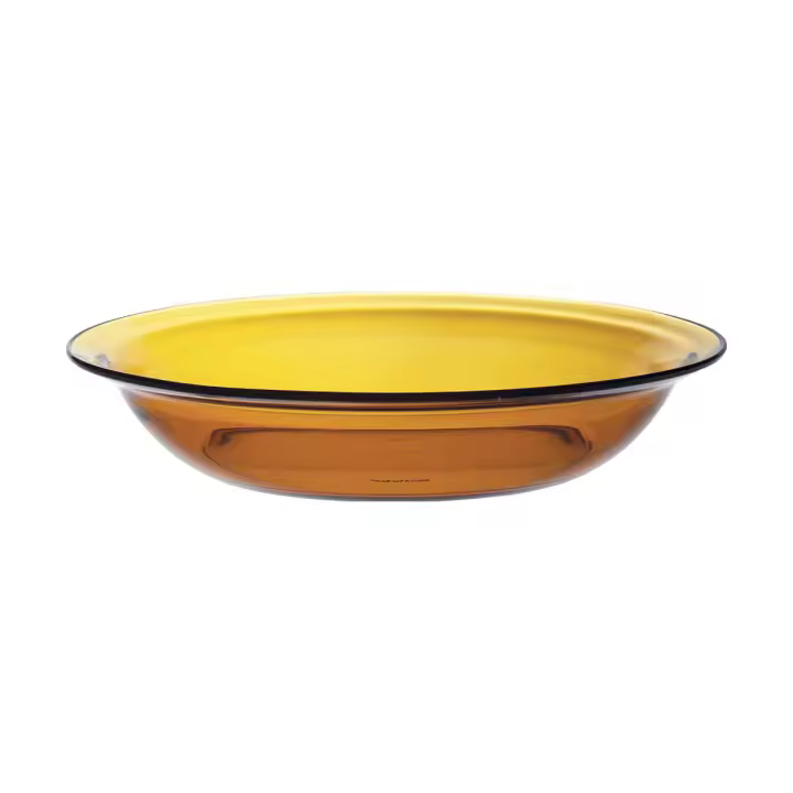 STARLEY-Gran fuente redonda hondo Ambar Lys de 28 x 5 x 28 cm,Duralex - 1