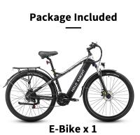 Halo Knight H02 Bicicleta Eléctrica, Motor Brushless de 750W, Batería de 48V 16Ah, Neumáticos de 29*2.1 pulgadas, Velocidad Máxima de 50km/h, Alcance Máximo de 60km, Shimano de 21 Velocidades, Freno de Disco Mecánico - Negro - details 5
