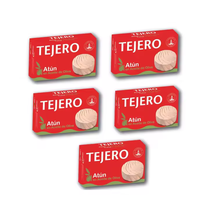 5 unidades - Atún en aceite de Oliva TEJERO OL.120 - 1