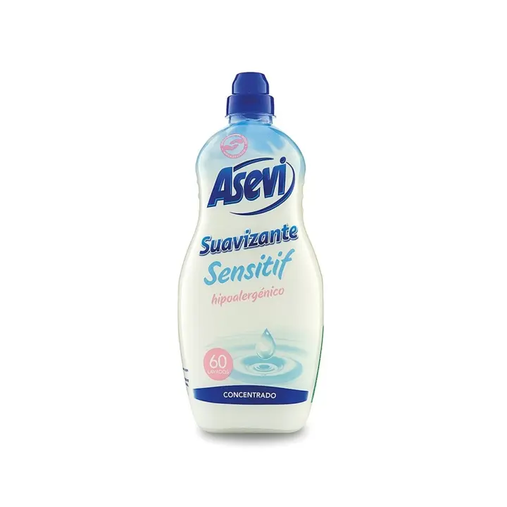 Pack 10 uds. Asevi Suavizante Concentrado Sensitif hipoalergénico 60 Lavados -  1,5 L. - 1