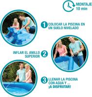 Intex 56920 - Piscina Hinchable, Ø305x76 cm, 3.853 litros, Piscina Redonda, para 3 Personas - details 0