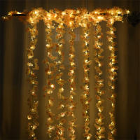 Arbusto De Sake Artificial Con Cadena De Luces Decoración De Boda Y Fiesta Vino De Cerezo De Seda Para Jardín Puerta Y Habitación - details 3