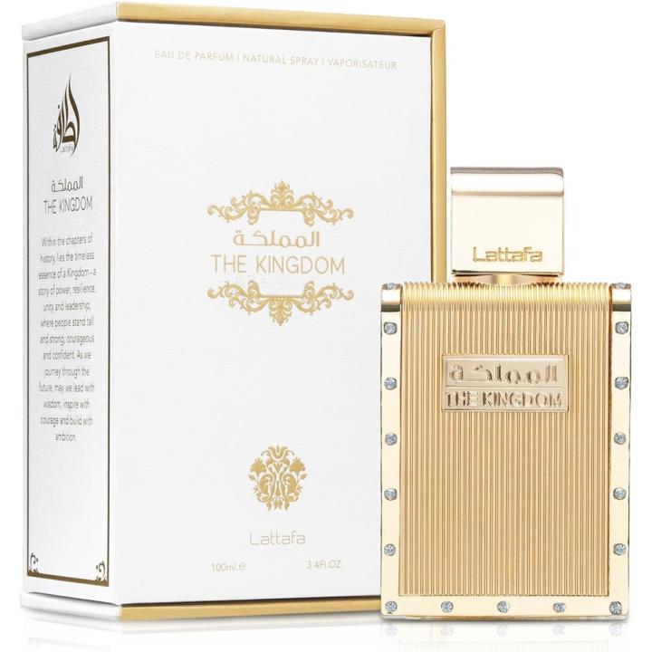 Lattafa The Kingdom Eau de Parfum Hombre 100 ml | Perfume Árabe Elegante y Seductor de Larga Duración — oferta en Miravia