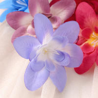 10Pcs Flores Artificiales 5CM Para Decoración De Hogar Fiesta Boda Jardín Accesorios Para Coronelas Y Manualidades - details 6
