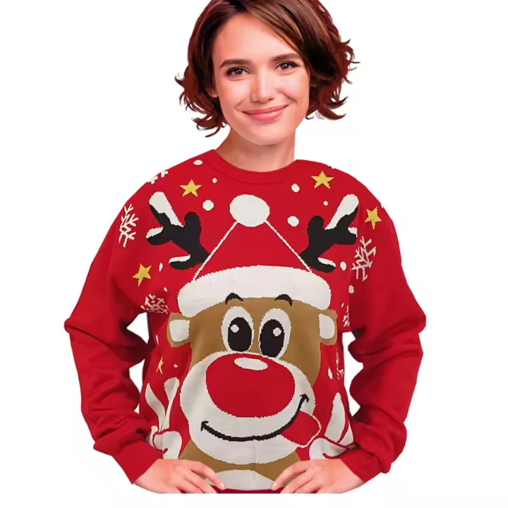 Jersey de Navidad Reno para mujer (Guirca) - 1