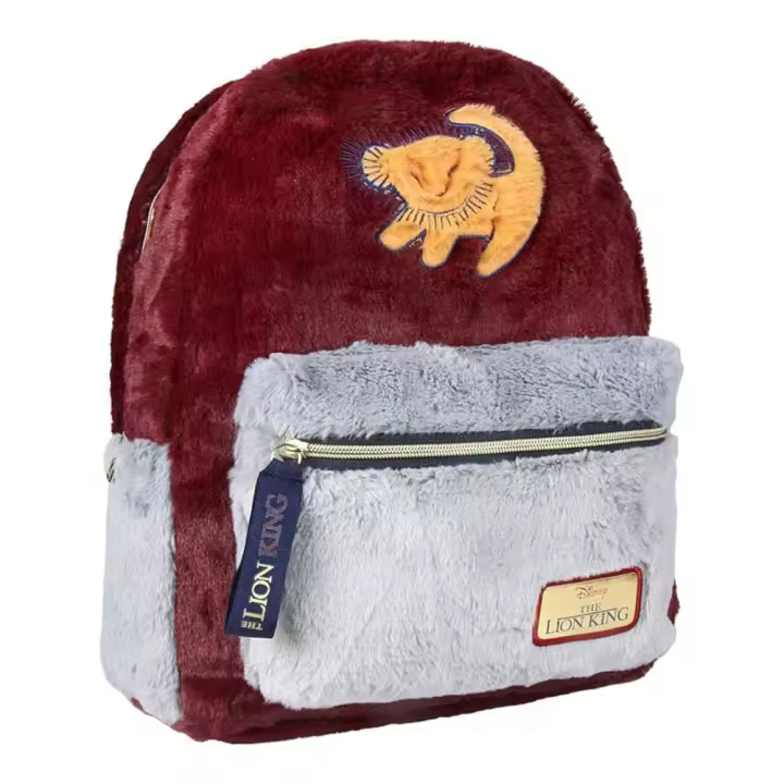 Mochila El Rey Leon Pelito 38 cms Simba Unisex - Calidad, Resistencia y GARANTÍA Cerdá con Licencia Disney Oficial - 1