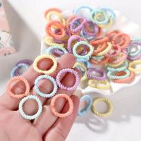 100pcs Bandas De Cabello De Goma Para Mujer Accesorios Coreanos De Cabello Anillos Elásticos Para Atar El Cabello No Dañinas Para El Cabello - details 0