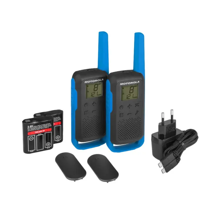 Motorola Talkabout T62 - PMR Radio de Banda ciudadana (PMR446, 16 Canales y 121 Códigos, Alcance de 8 km) - 1
