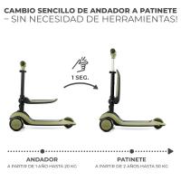 Explora el Mundo con Kinderkraft HALLEY: Triciclo sin Pedales 2 en 1 y Patinete, un Compañero Versátil para Aventuras Infinitas" - details 1