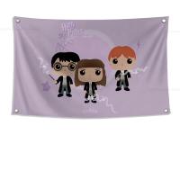 Bandera De Poliéster Para Niños Con Logo De Harry Potter Y Banderines De Cuatro Agujeros Decoración Exterior Y Habitaciones Estética - details 5