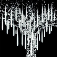 Luces De Lluvia De Meteoros LED EU Plug 8 Tubos Para Decoración De Jardín Patio Fiestas Navideñas Y Callejeras Luz De Cadena De Hadas - details 12