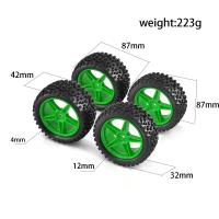 Pneumáticos De Goma RS Para Coche RC off Road Resistente Al Desgaste Rueda De Plástico Para HSP 94107 94166 94106 94155 Tamiya Wltoys 144001 - details 0