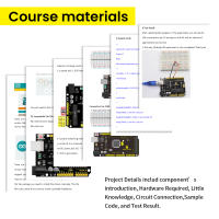 Kit De Inicio Profesional Con Módulos Completos KEYESTUDIO Para Arduino Compatible Con Arduino Uno R3/Mega2560R3 Incluye Libro De Tutorial De 32 Proyectos - details 2