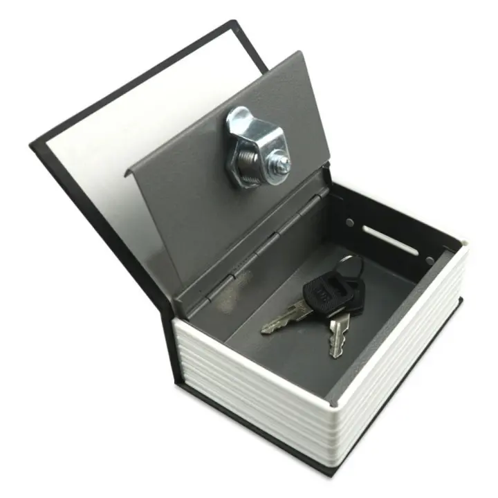 Libro Hueco Seguro De Diccionario Con Llave Caja De Monedas Escondite Para Joyas Y Valores En Casa - 1