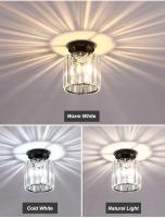 Lámpara De Techo Moderna Y Lujo Con Cristal Para Pasillo Sencillo Entrada Sala De Estar Iluminación Interior Lámpara Colgante Para Balcón - details 6