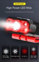 Linterna Frontal LED XPE Mini Recargable Por USB Con Clip De Inducción Para Pesca Camping Ciclismo Running Luz Portátil Para Noche - details 8