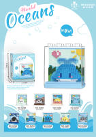 Oceanarium Juguetes Educativos De Bloques De Construcción Para Niños Modelos De Ballena Delfín Tiburón Decoraciones De Animal - details 7