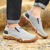Zapatos De Cuero Para Hombre Casual Transpirables Mocasines De Senderismo No Slip Para Exterior Zapatos De Deporte Para Adultos - details 12