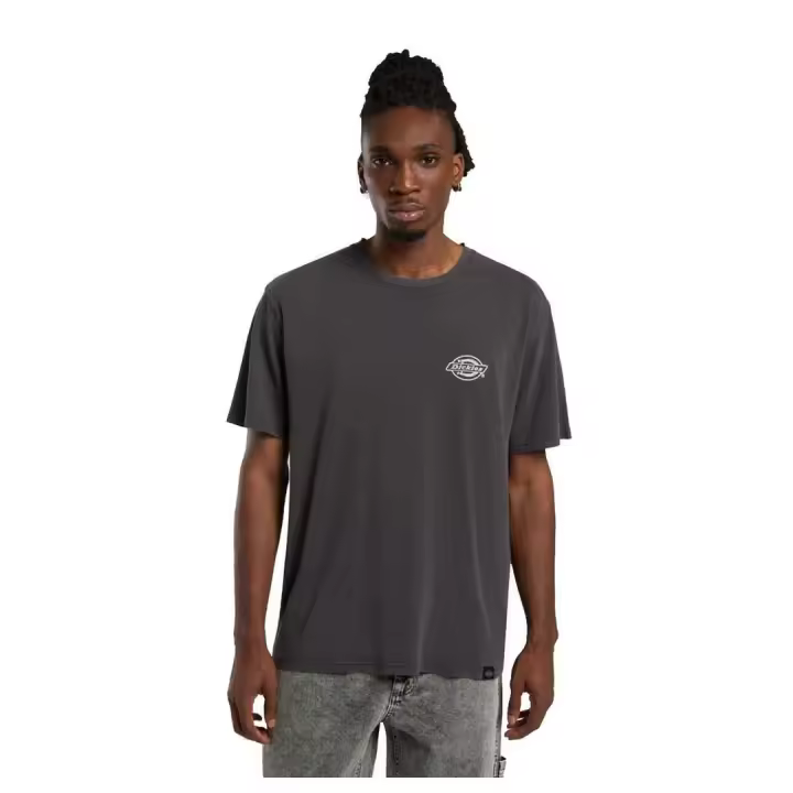 Camiseta Hombre Dickies Service Station Negra - 1