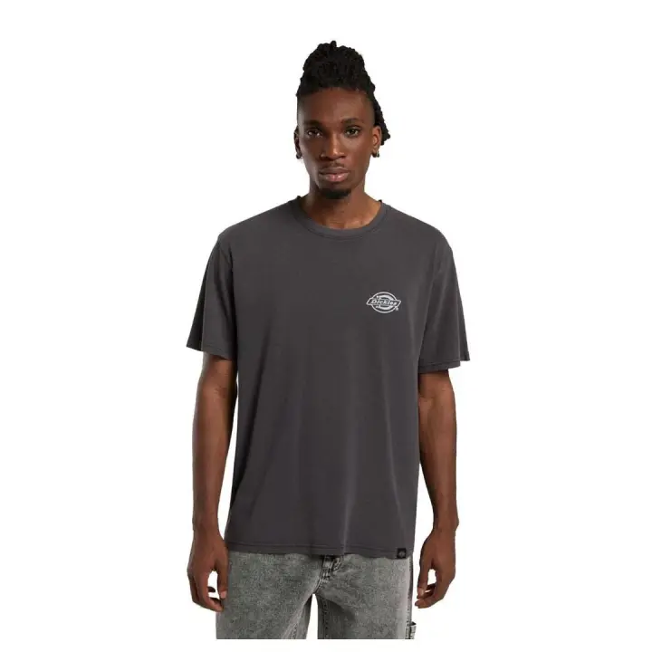 Camiseta Hombre Dickies Service Station Negra - 1