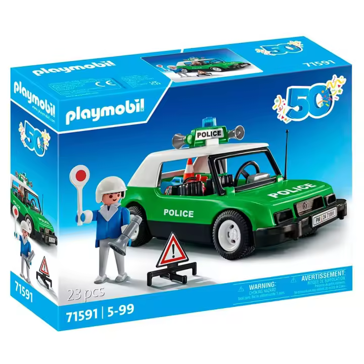 Playmobil Coche Policía Clásico 71591. - 1