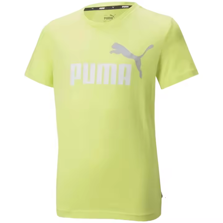 Camiseta de Manga Corta Puma Ess+ 2 Col Logo para unisex en color amarillo - 1