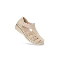 Sandalias planas de Mujer AMARPIES AMD28402AREN SANDALIA CERRADA ELASTICOS ARENA 35593 25V - details 5