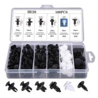 100pcs Herramientas De Desmontaje Para Coche Clips Plásticos Mixtos Retenciónde Puertas Y Remoción De Productos Con Clavos Y Tornillos - details 3