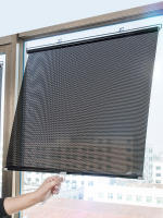 Cortina De Blackout Universal Para Ventana Con Ventosas De Rueda Rollo Para Coche Dormitorio Cocina Oficina Cortina De Sol Sin Perforaciones - details 2