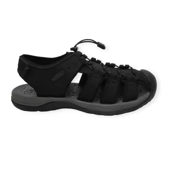 SANDALIA PARA HOMBRE PAREDES EMPORTÀ EN PIEL NEGRA - 1