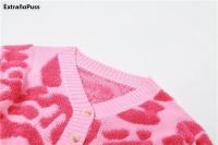 Cardigan Sweater Para Mujer Estilo Casual Con V-Neck Botones Manga Larga Suéter De Punto Cálido Y Moderno De Y2K Para Otoño - details 9
