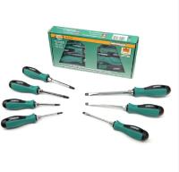 KBM11115 MANNESMANN  juego de 7 destornilladores. INCLUYE: 10X6,5X100mm, 1.2x6.5x125mm, 1,2x8.0x150mm, PZ1X75mm, PZ2X100mm, PH1X75mm, PH2X100mm. - details 0