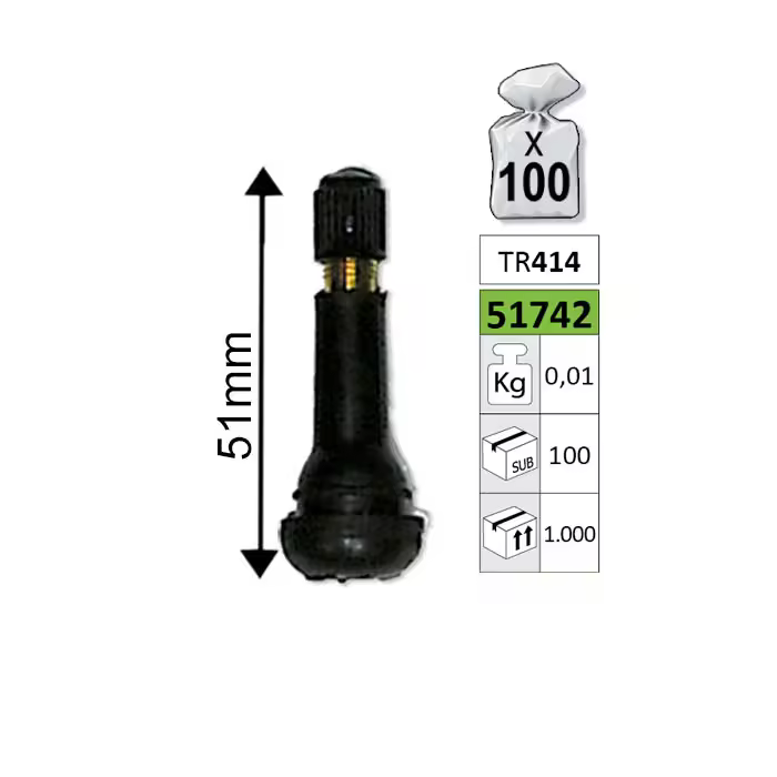 Valvula neumatico JBM TR414 51mm - 1