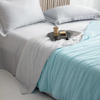 Almohadilla De Aire Para Verano De Seda Helada En Color Puro Manta Fría De Poliéster Suave Y Ligera Tamaño Twin/King - details 26