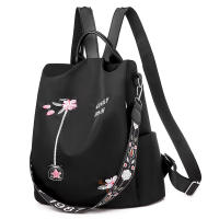 Mochila de moda para mujer, estilo coreano, moderna, de tela Oxford, antirrobo, con colgante - details 40