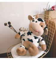 Muñeco De Peluche De Vaca Lindo Juguete De Algodón Para Regalo Para Novia Y Niños Suave Almohada De Peluche Animal Estuffed Patung Dolls - details 13